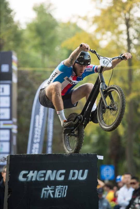 Václav Kolář - dlouhodobě nejúspěšnější jezdec v Biketrialu